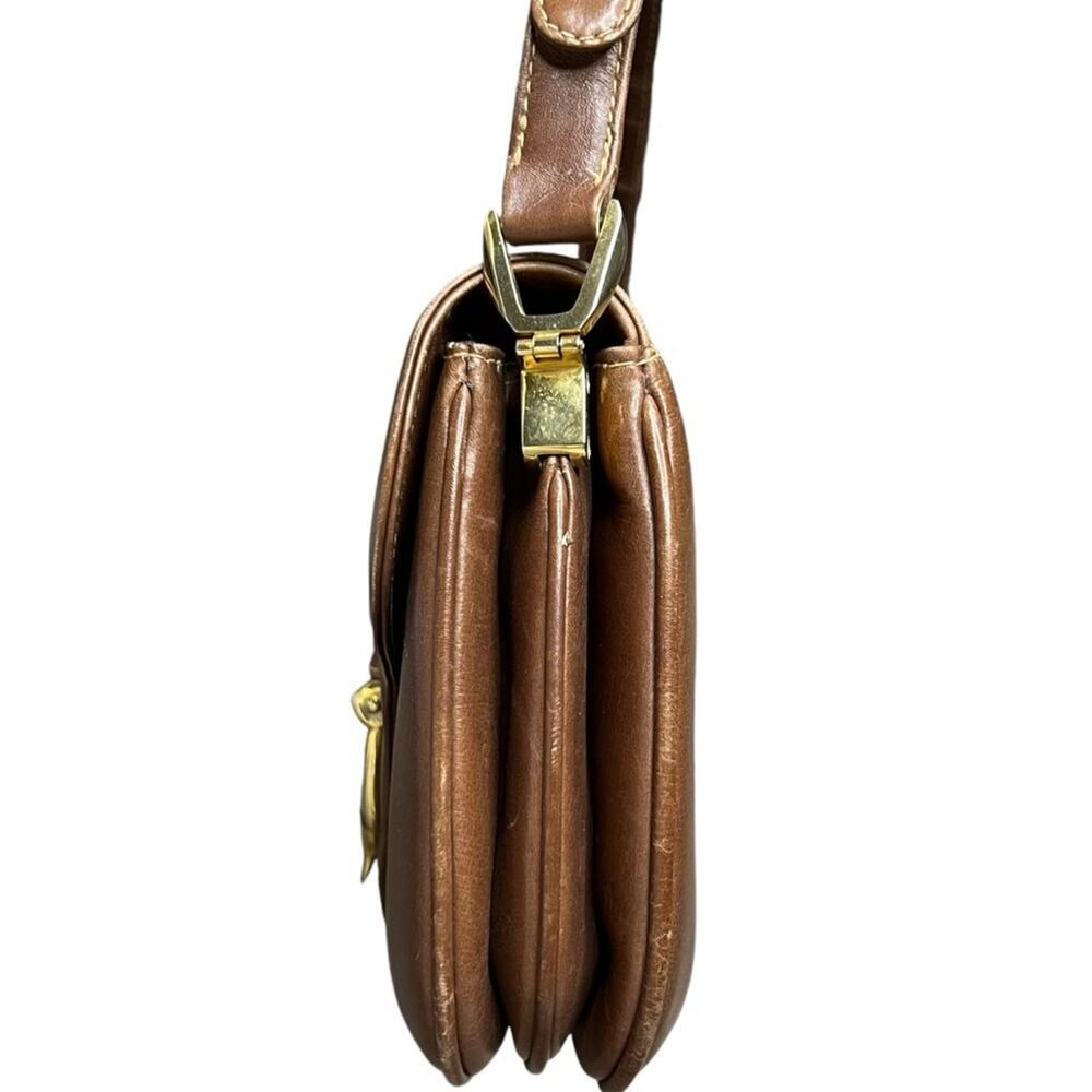 Gucci Horse-Bit Brown Smooth Calfskin Leather Vintage Shoulder Bag - Picture 12 of 15